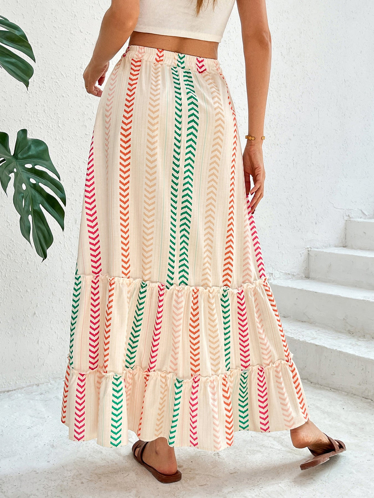 Vivian Boho Flow Maxi Skirt