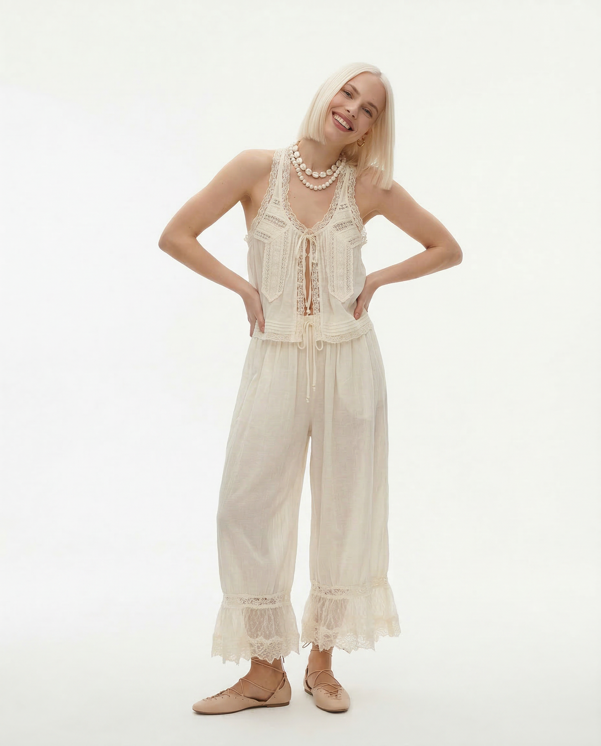 Joyce Lace Two-Piece Set