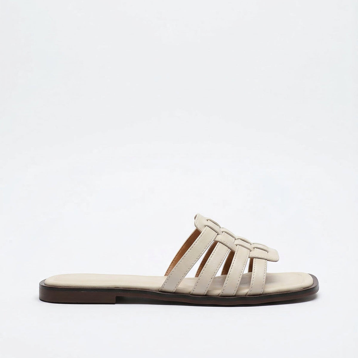 Caroline Italian Woven Slides Sandals