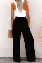 Alina Linen Blend Wide-Leg Pants