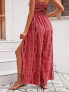 Diane Boho Strapless Jumpsuit