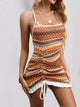 Frome Striped Ruched Mini Dress
