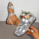 Adele Cross-Strap Comfort Sandals