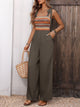 Diane Smocked Wide Leg Jumpsuit