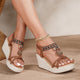 Frances Bohemian Wedge Sandals