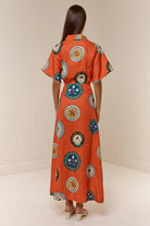 Melba Lane – linen floral collared maxi dress, additional view 13, AU women's sizes