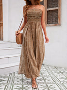 Diane Boho Strapless Jumpsuit