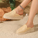 Como Closed Toe Woven Espadrille Mules