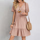 Southwold Textured Tiered Mini Dress