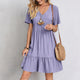 Southwold Textured Tiered Mini Dress
