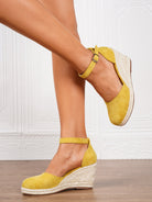 Melba Lane – closed-toe espadrille wedge sandals, close-up view, AU women's sizes