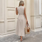 Rita Sleeveless Midi Dress