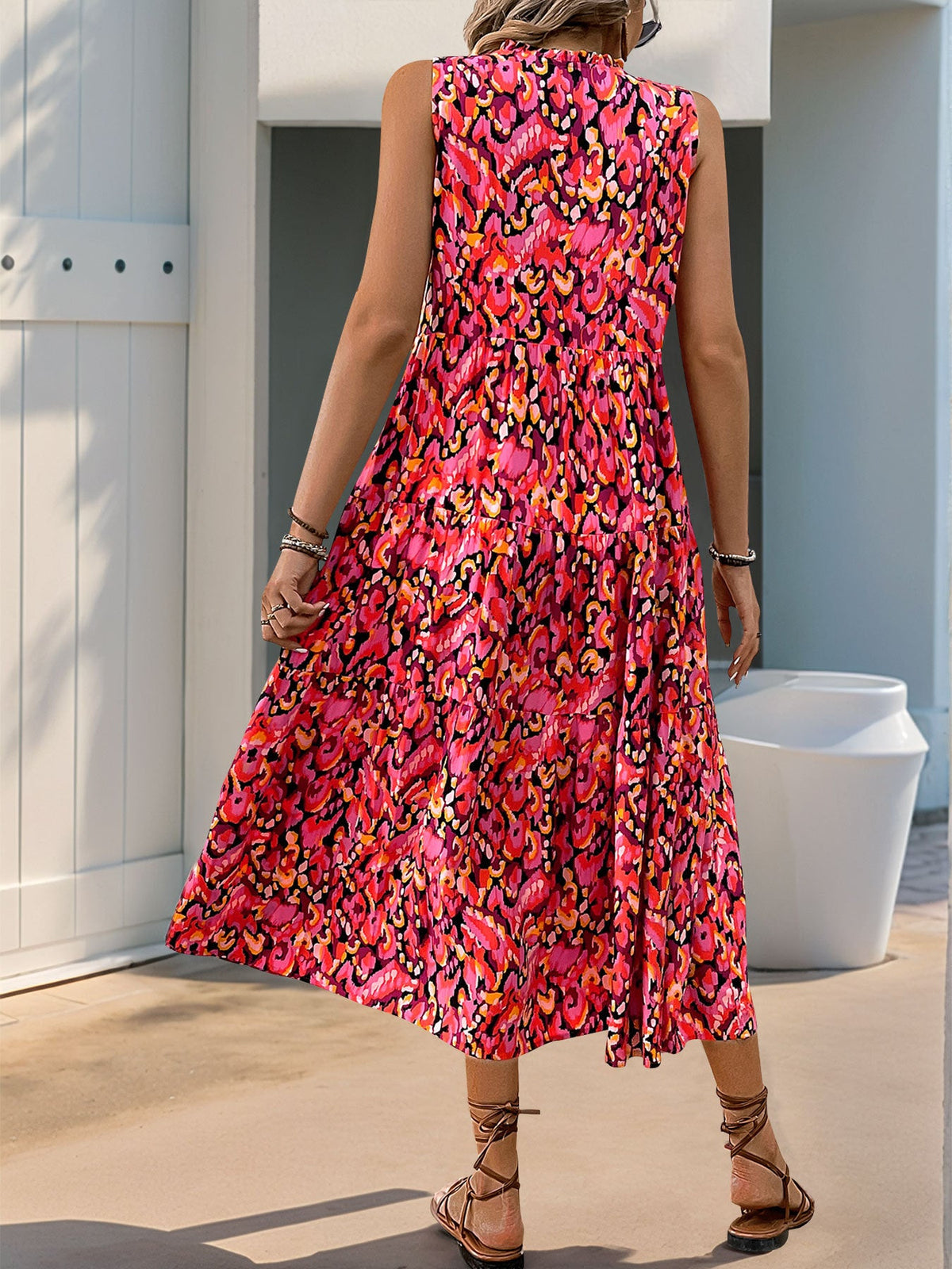 Arlene Printed Resort Midi Dress