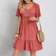 Southwold Textured Tiered Mini Dress
