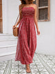 Diane Boho Strapless Jumpsuit