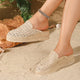 Como Closed Toe Woven Espadrille Mules