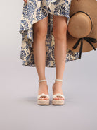 Melba Lane – Knotted Bow Espadrille Wedge Sandals, additional view 20, AU women's sizes