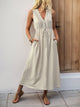 Margaret Flattering Sleeveless Midi Dress