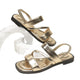 Adele Cross-Strap Comfort Sandals
