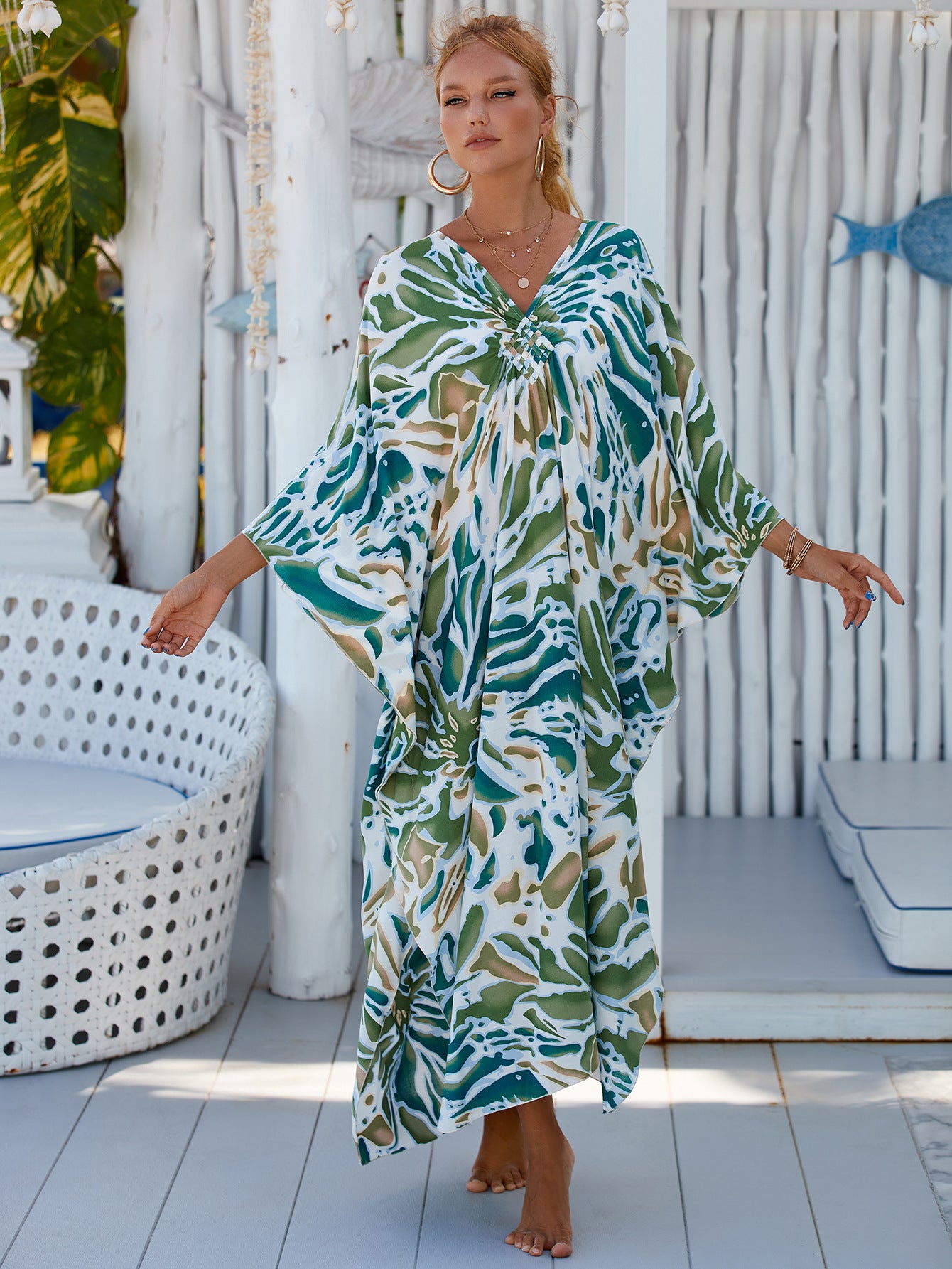 Melba Lane – beach kaftan cover-up, additional view 37, AU women's sizes