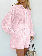 Maxine Striped Summer Co-Ord Set