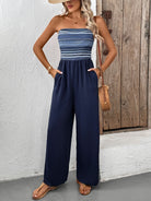 Caldera Flow Strapless Jumpsuit