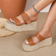 Falasarna Platform Slide Sandals