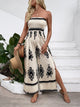 Zafira Flow Strapless Jumpsuit