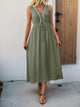 Margaret Flattering Sleeveless Midi Dress