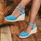 Giglio Closed Toe Wedge Sandals