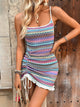 Frome Striped Ruched Mini Dress