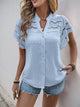 Ditchling Broderie Flutter Sleeve Blouse