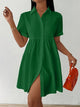 Florence Button Front Shirt Dress