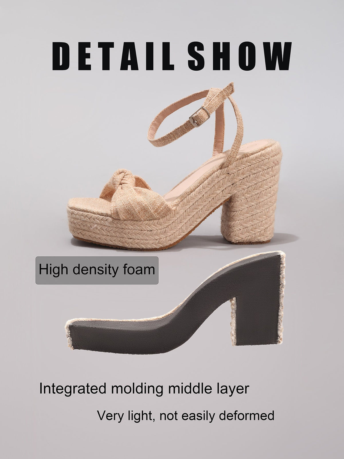 Melba Lane – Knotted Bow Espadrille Wedge Sandals, additional view 14, AU women's sizes