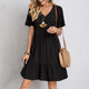 Southwold Textured Tiered Mini Dress