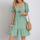 Southwold Textured Tiered Mini Dress