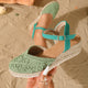 Skiathos Flat Espadrille Sandals