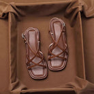 Melba Lane – strappy block heel sandals, side view, AU women's sizes