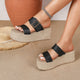 Falasarna Platform Slide Sandals