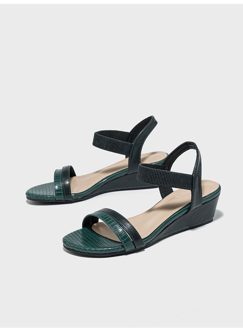 Melba Lane – textured strap low wedge sandals, additional view 13, AU women's sizes