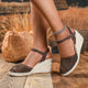 Giglio Closed Toe Wedge Sandals