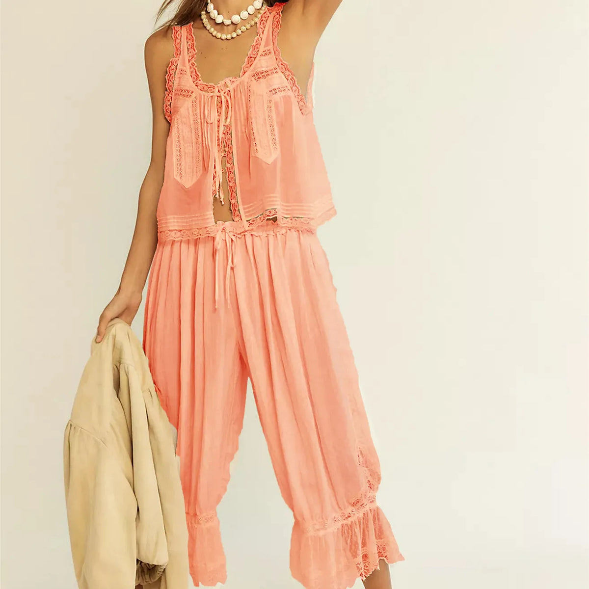 Joyce Lace Two-Piece Set