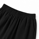Melba Lane – Sperlonga black wide-leg pants elastic waistband and pocket, AU women's sizes