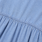 Melba Lane – Zante Light Blue chambray denim midi dress, waist seam detail, AU women’s sizes