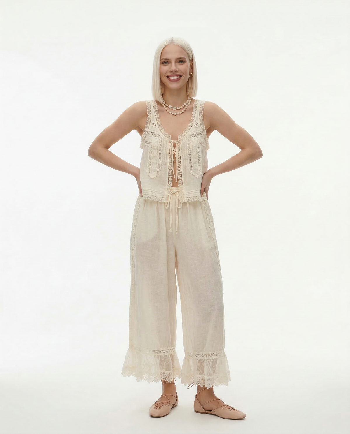 Joyce Lace Two-Piece Set